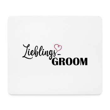 LIeblings Groom - Mousepad (Querformat) - Weiß - Vorne