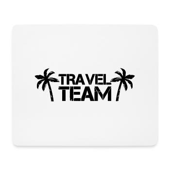 travel team - Mousepad (Querformat) - Weiß - Vorne