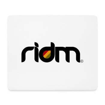 ridm logo - Mousepad (Querformat) - Weiß - Vorne