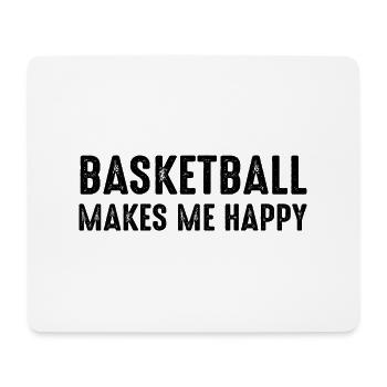 Basketball - Mousepad (Querformat) - Weiß - Vorne
