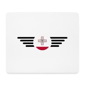 Malta Stil T-Shirt - Mousepad (Querformat) - Weiß - Vorne