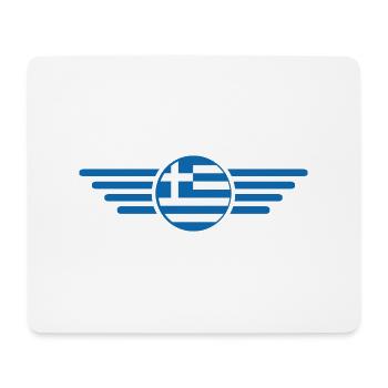 T-shirt design de style grec - Tapis de souris (format paysage) - blanc - Devant