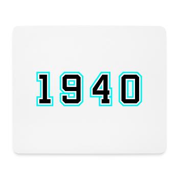 1940 Year Birthday - Mouse Pad (horizontal) - white - Front