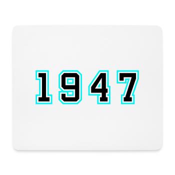 1947 Year Birthday - Mouse Pad (horizontal) - white - Front