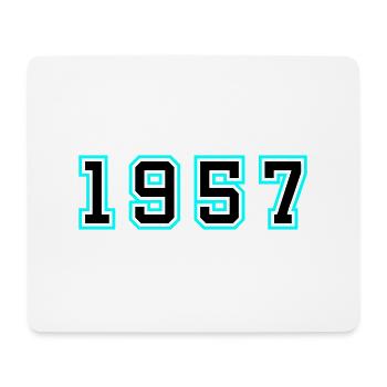 1957 Year Birthday - Mouse Pad (horizontal) - white - Front