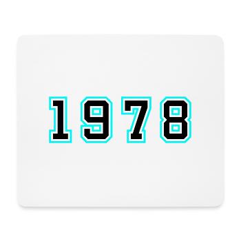 1978 Année Anniversaire - Tapis de souris (format paysage) - blanc - Devant