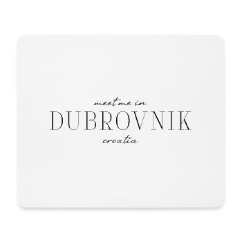 Dubrovnik, Kroatien Stil Desing T-Shirt - Mousepad (Querformat) - Weiß - Vorne