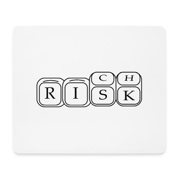Dice Rich and Risk - Mouse Pad (horizontal) - white - Front