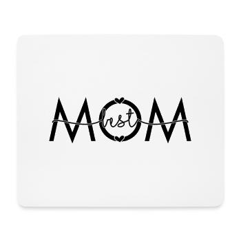 Best Mom Black - Mouse Pad (horizontal) - white - Front