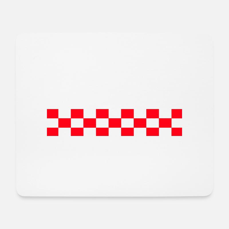 Kroatien hrvatska kroatien hrv hr zagreb geteilt - Mousepad (Querformat) - Weiß
