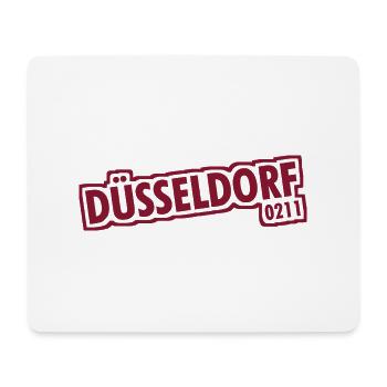 Dusseldorf - 0211 - Dialling Code - NRW - Ruhrpott - Mouse Pad (horizontal) - white - Front