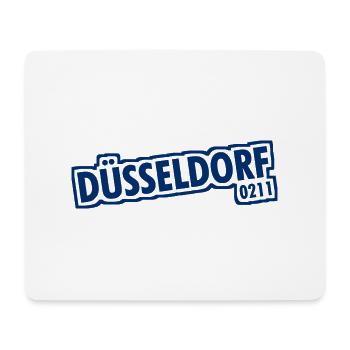 Dusseldorf - 0211 - Dialling Code - NRW - Ruhrpott - Mouse Pad (horizontal) - white - Front