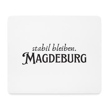 Magdeburg remain stable - Mouse Pad (horizontal) - white - Front
