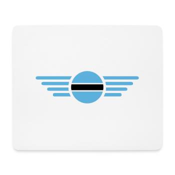 Ich liebe Botswana, Eleganz Stil Design T-Shirt - Mousepad (Querformat) - Weiß - Vorne