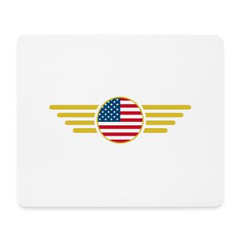ich liebe USA, Eleganz Stil Design T-Shirt - Mousepad (Querformat) - Weiß - Vorne