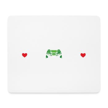 Heartbeat Games - Mouse Pad (horizontal) - white - Front