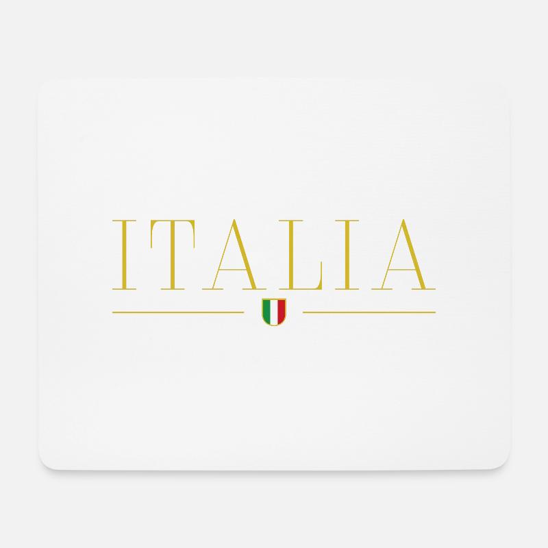 Ich liebe Italien Eleganz Stil Design T-Shirt - Mousepad (Querformat) - Weiß