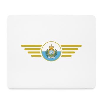 Ich liebe San Marino, Eleganz Stil Design T-Shirt - Mousepad (Querformat) - Weiß - Vorne