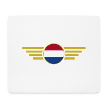 J’aime les Pays-Bas, T-shirt design de style élégance - Tapis de souris (format paysage) - blanc - Devant