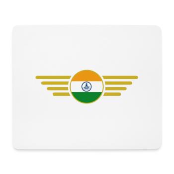 Ich liebe Indien, Stil Design T-Shirt - Mousepad (Querformat) - Weiß - Vorne