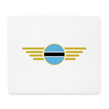 Ich liebe Botswana, Eleganz Stil Design T-Shirt - Mousepad (Querformat) - Weiß - Vorne