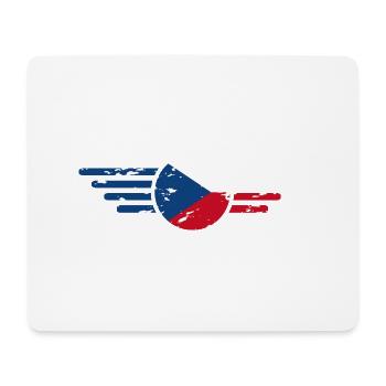 Ich liebe Tschechien, Eleganz Stil Design T-Shirt - Mousepad (Querformat) - Weiß - Vorne