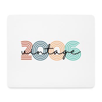 2006 vintage rétro - Tapis de souris (format paysage) - blanc - Devant