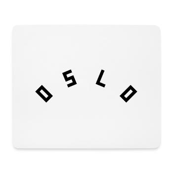 Oslo - Mousepad (Querformat) - Weiß - Vorne