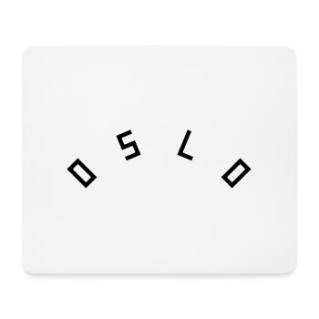 Oslo - Mousepad (Querformat) - Weiß - Vorne