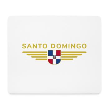 Conception de t-shirt Santo Domingo - Tapis de souris (format paysage) - blanc - Devant