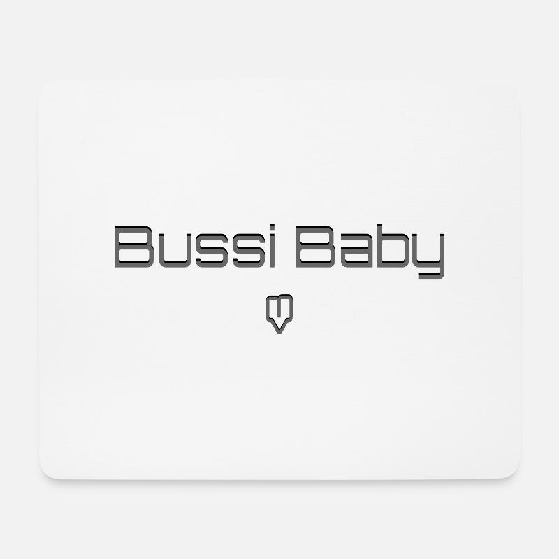 Kiss baby - Mouse Pad (horizontal) - white