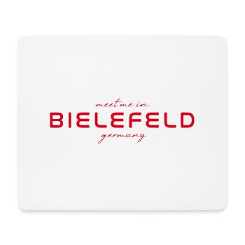 Bielefeld T-Shirt – City & Myth Design - Tapis de souris (format paysage) - blanc - Devant