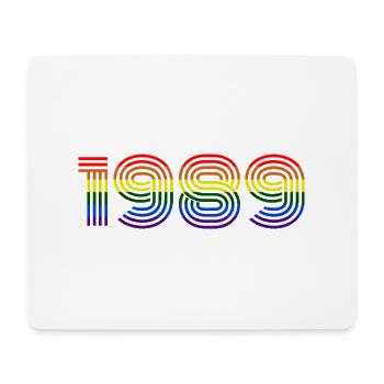 1989 - Mousepad (Querformat) - Weiß - Vorne