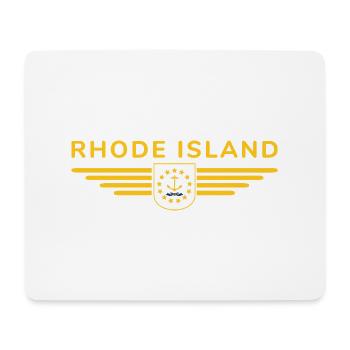Rhode Island Fan T-Shirt – Stylisch & Einzigartig - Mousepad (Querformat) - Weiß - Vorne