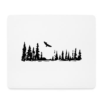 nature - Mouse Pad (horizontal) - white - Front