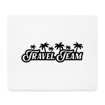 Équipe de voyage Palmiers - Tapis de souris (format paysage) - blanc - Devant