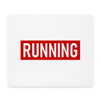 Marathon - Course à pied - Jogging - Coureur - Tapis de souris (format paysage) - blanc - Devant