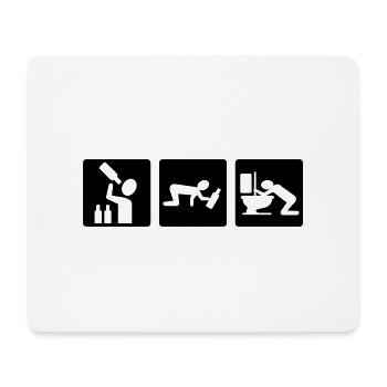 Alcohol - Mouse Pad (horizontal) - white - Front