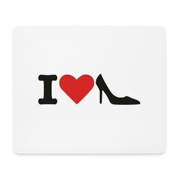 Schuhe - Mousepad (Querformat) - Weiß - Vorne