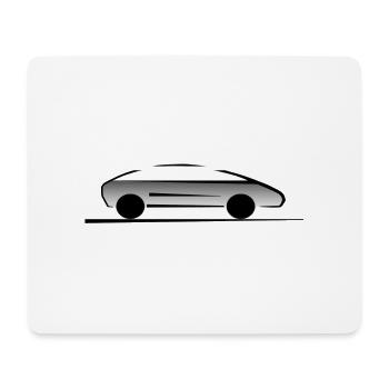 Auto - Mousepad (Querformat) - Weiß - Vorne