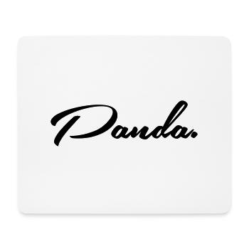 panda. - Mousepad (Querformat) - Weiß - Vorne