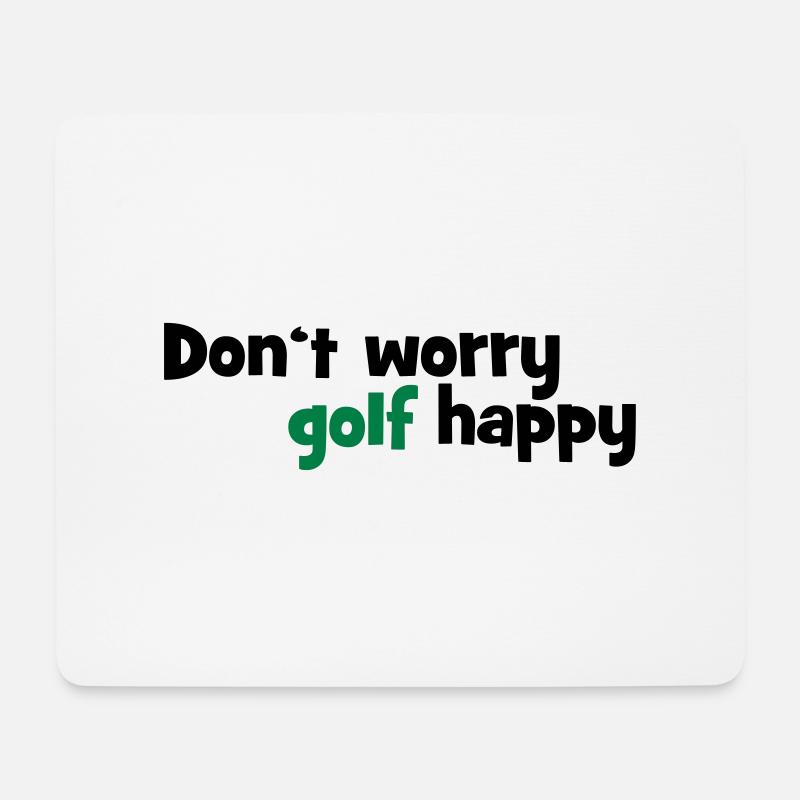 Golf - Mousepad (Querformat) - Weiß
