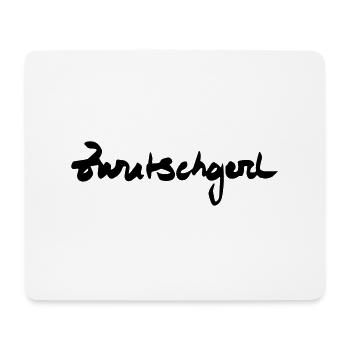 Zwutschgerl - Mousepad (Querformat) - Weiß - Vorne
