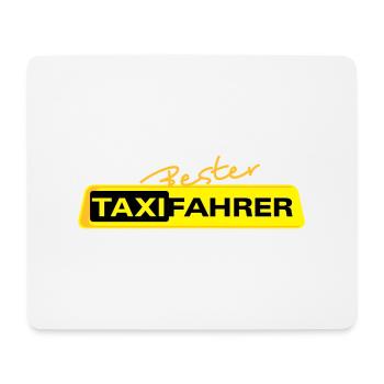 Bester Taxifahrer 1 - Mousepad (Querformat) - Weiß - Vorne
