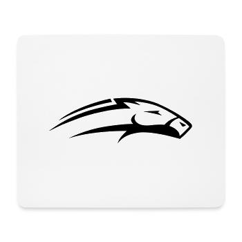 Pferd - Mousepad (Querformat) - Weiß - Vorne