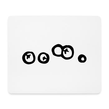 Blaubeeren, Beeren, - Mousepad (Querformat) - Weiß - Vorne