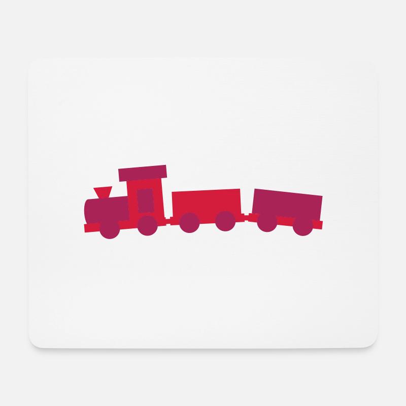 Eisenbahn - Mousepad (Querformat) - Weiß