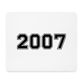 2007 - Mouse Pad (horizontal) - white - Front
