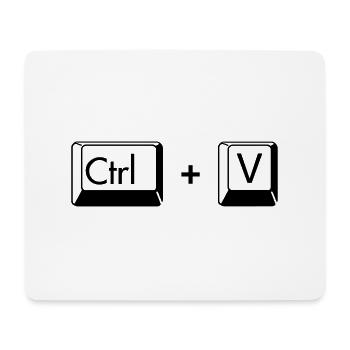 Copy Paste lustiges Geschenk für Zwillinge - Mousepad (Querformat) - Weiß - Vorne
