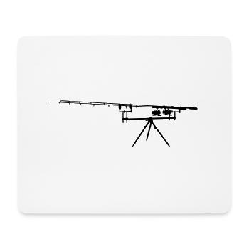 tiges de carpe - Tapis de souris (format paysage) - blanc - Devant